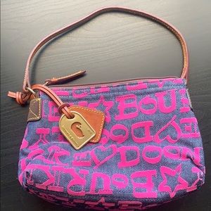 Dooney & Bourke Denim Graffiti Shoulder Bag